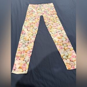 dELia*s Valentine’s Day Candy Leggings One Size